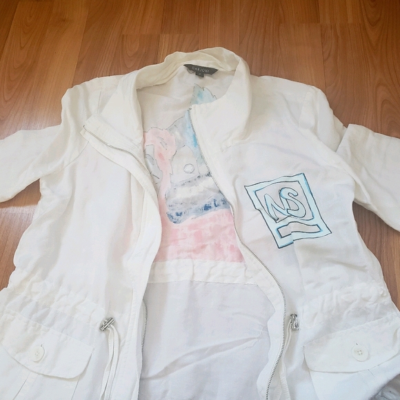 Hand-Painted MCR/Gerard Way Jacket - Picture 2 of 3